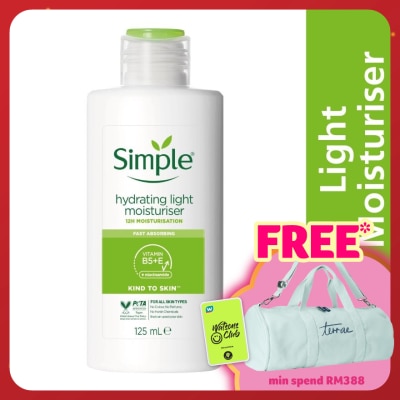 SIMPLE Kind to Skin Hydrating Light Moisturiser 125ml
