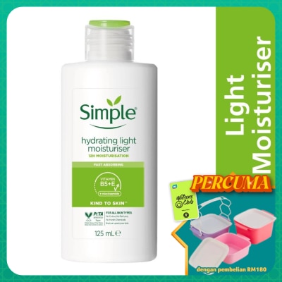 SIMPLE - Kind to Skin Hydrating Light Moisturiser 125ml