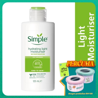 SIMPLE Kind to Skin Hydrating Light Moisturiser 125ml