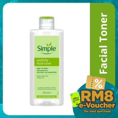 SIMPLE Kind to Skin Soothing Toner 200ml