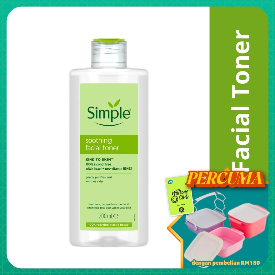 Simple Kind To Skin Soothing Toner 200Ml