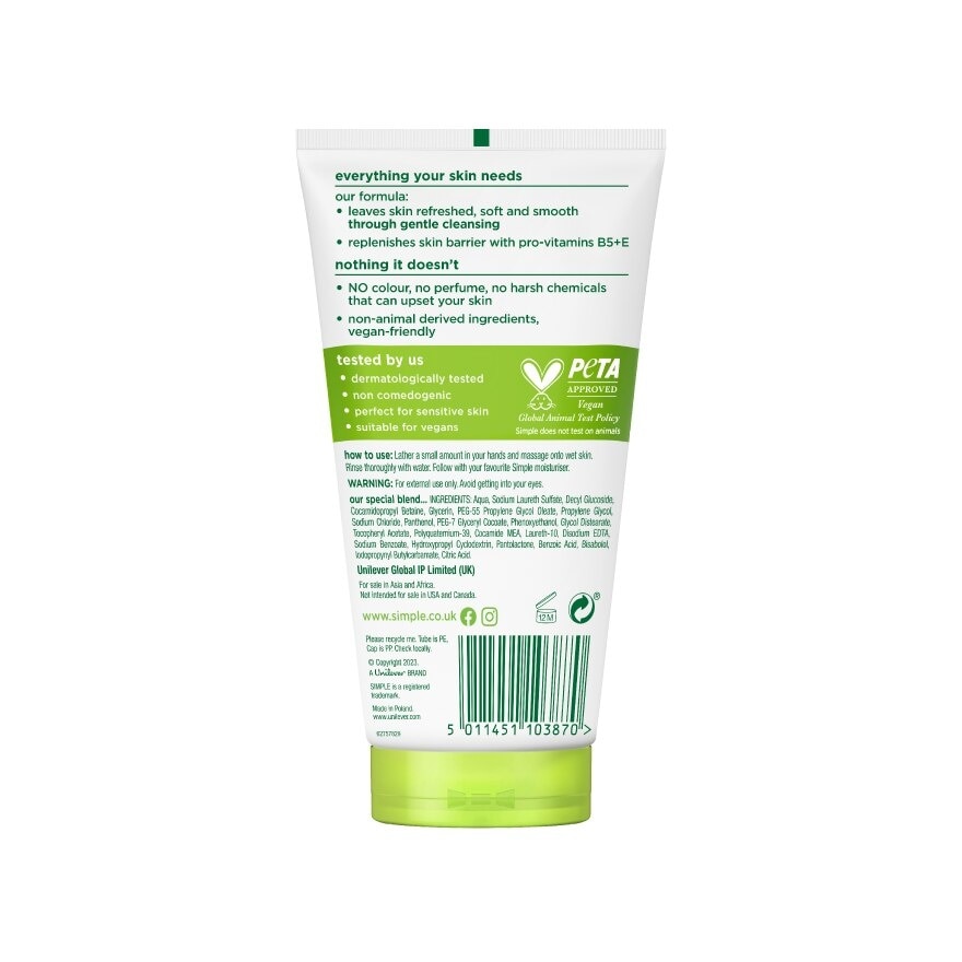 Kind to Skin Moisturising Foaming Wash 150ml