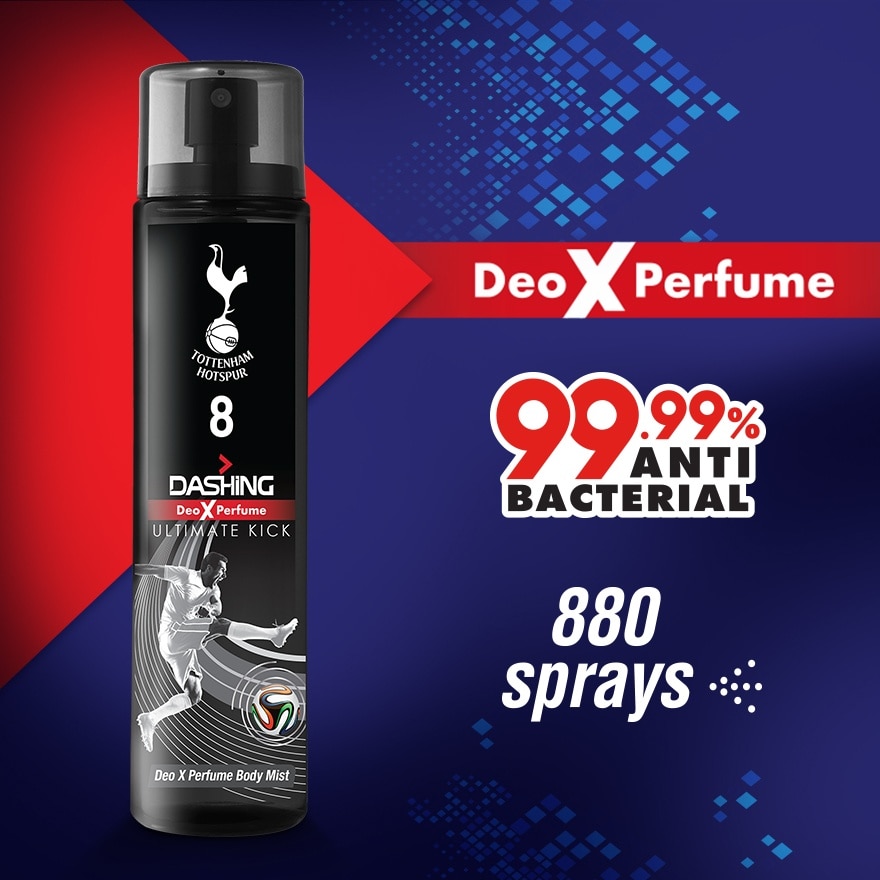 Tottenham Deodorant Perfume Body Spray Ultimate Kick 120ml