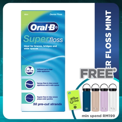 ORAL-B Super Floss Dental Floss Mint 50S