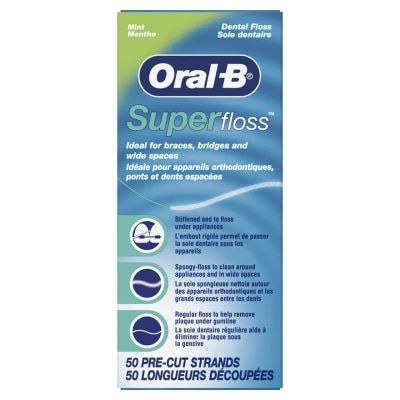 ORAL-B Super Floss Dental Floss Mint 50S