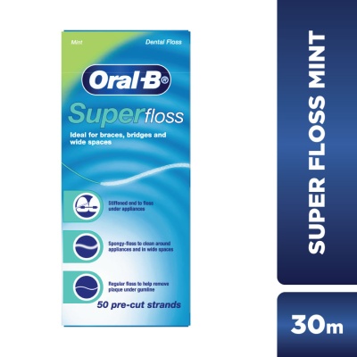 ORAL-B - Super Floss Dental Floss Mint 50S image