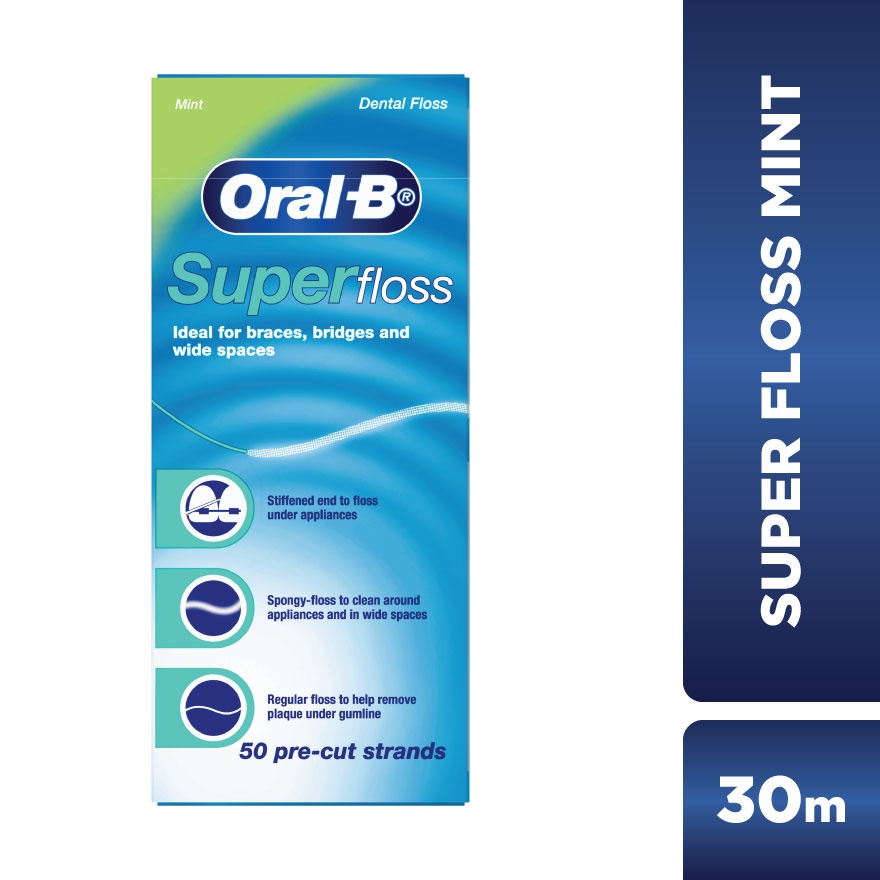 Super Floss Dental Floss Mint 50S image