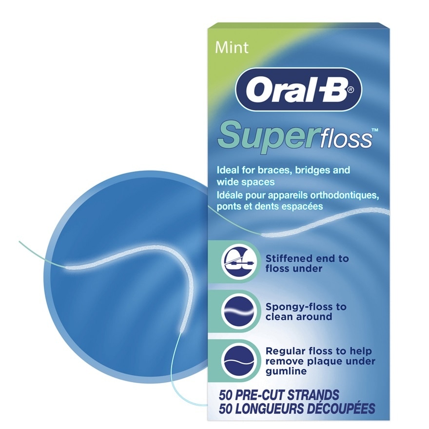 Super Floss Dental Floss Mint 50S