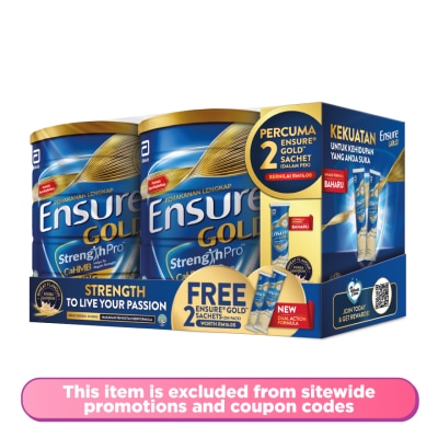 ENSURE Gold Wheat 800g x 2 FOC Sachets