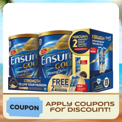 ENSURE - Gold Wheat 800g x 2&nbsp;FOC Sachets - Adult Complete & Balanced Nutrition