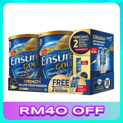 ENSURE Gold Wheat 800g x 2 FOC Sachets