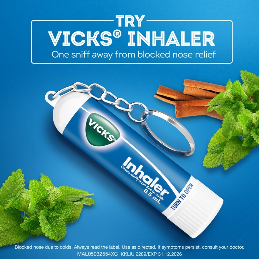 Twin Inhaler Nasal Decongestant Keychain 0.5ml image