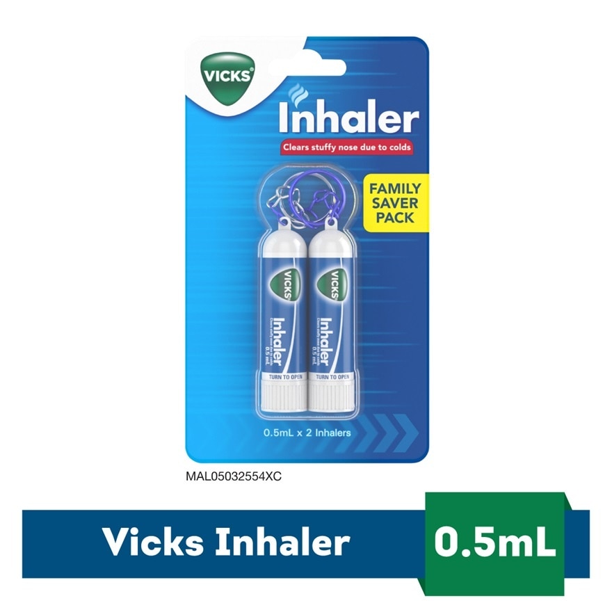 Twin Inhaler Nasal Decongestant Keychain 0.5ml