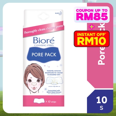 BIORE Pore Pack Cleasing Strips Regular 10's