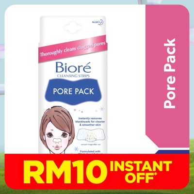 BIORE Pore Pack Cleasing Strips Regular 10's