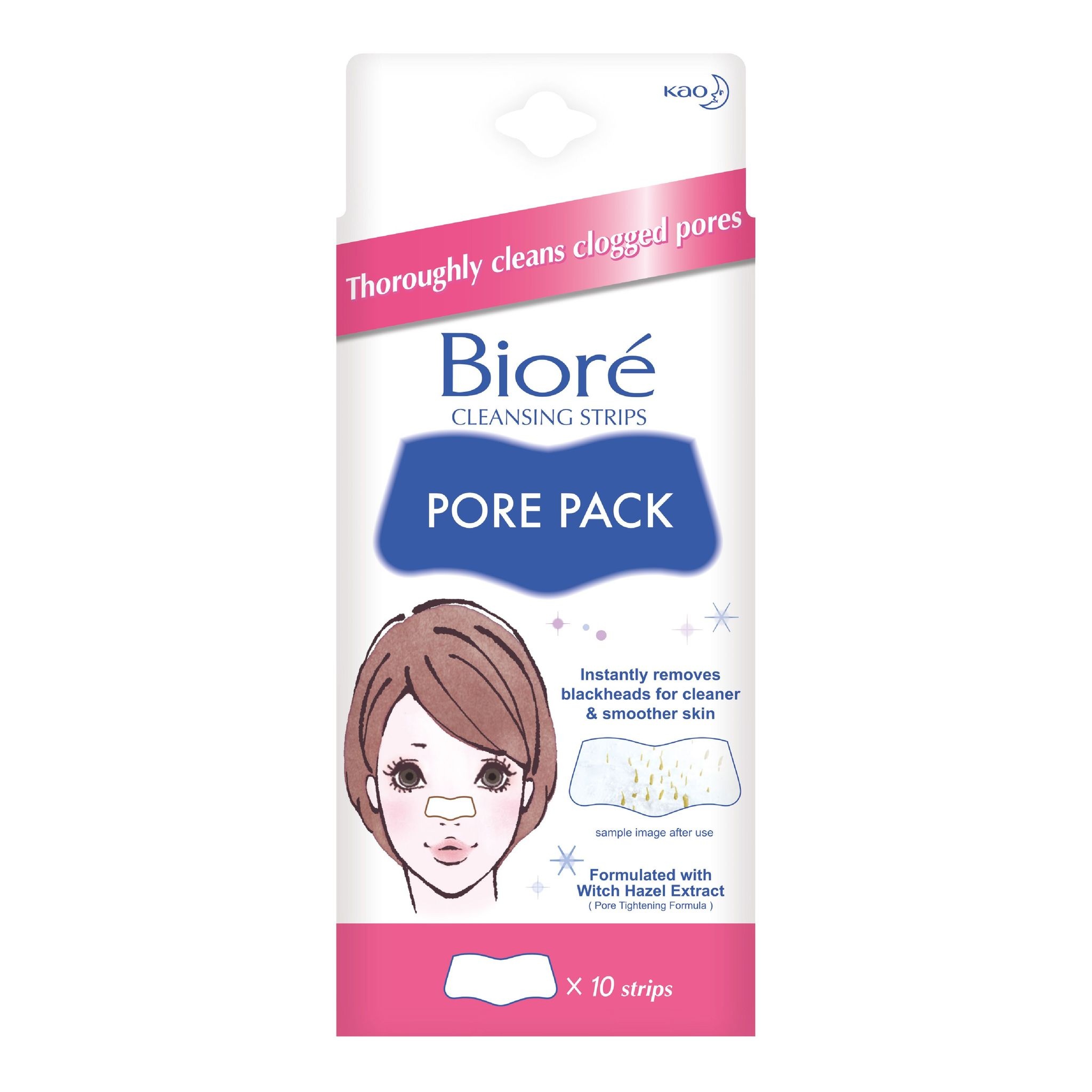 Pore Pack Cleasing Strips Regular 10's image