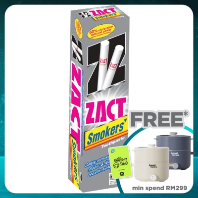 ZACT Smokers' Toothpaste 150g (Safely Remove Tobacco Stains)