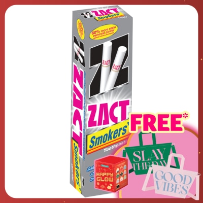 ZACT Smokers' Toothpaste 150g (Safely Remove Tobacco Stains)