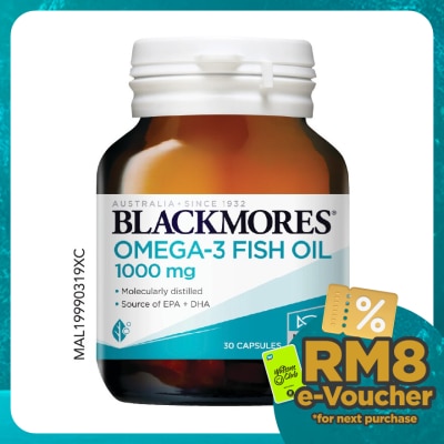 BLACKMORES Omega-3 Fish Oil 1000mg 30s