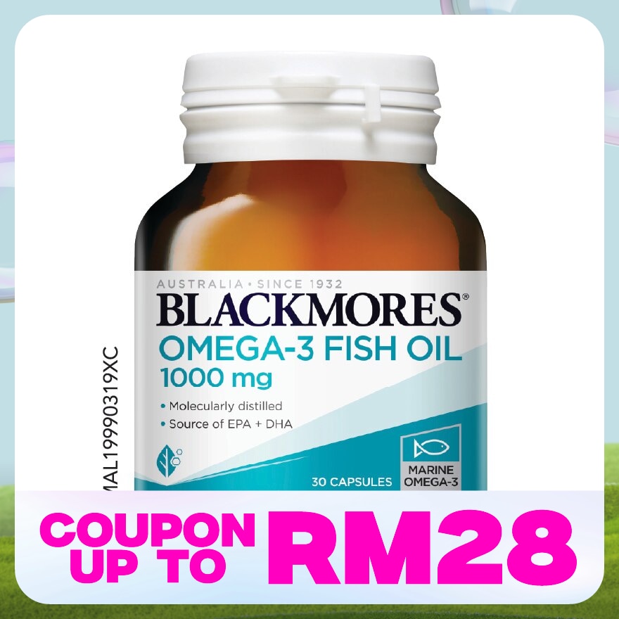 Omega-3 Fish Oil 1000mg 30s