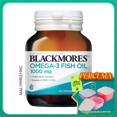 BLACKMORES - Omega-3 Fish Oil 1000mg 30s