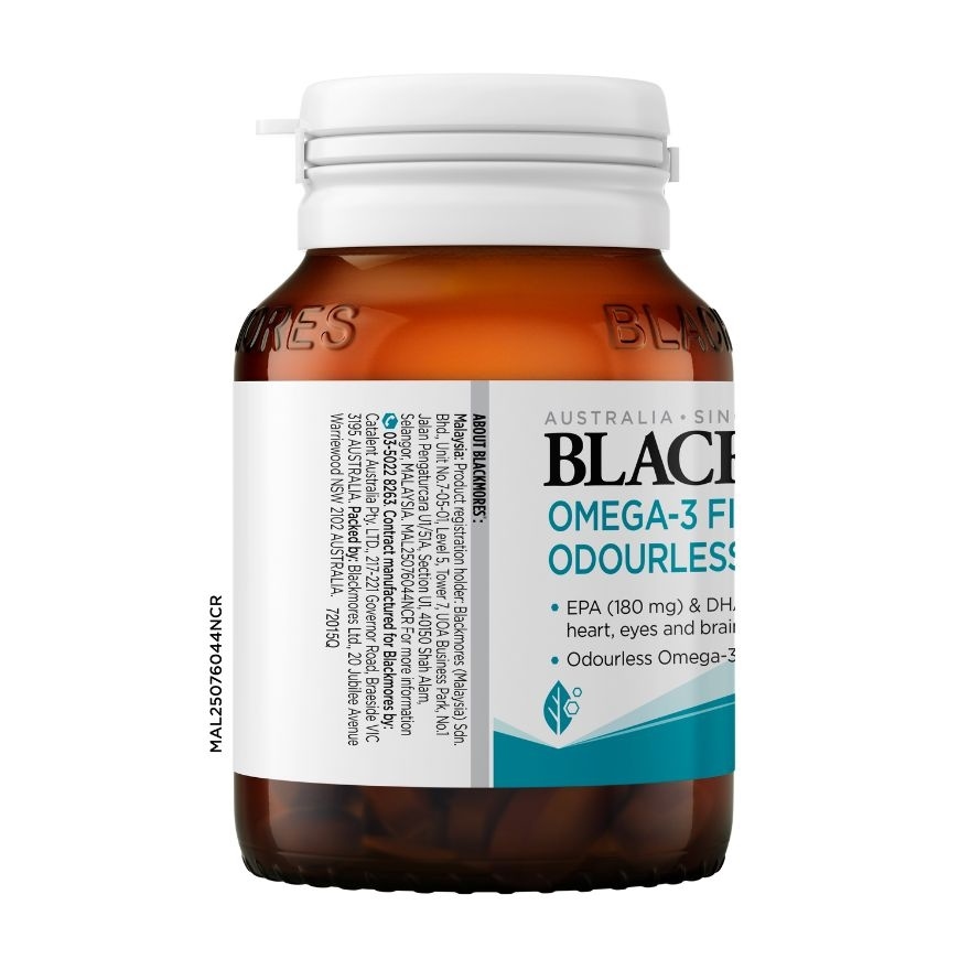 Omega-3 Fish Oil 1000mg Odourless 30s image