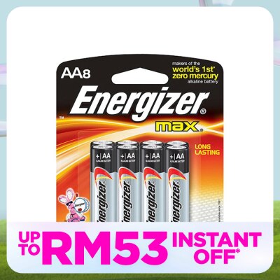 ENERGIZER Max AA 8 pcs