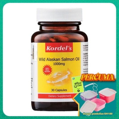 KORDEL'S - Wild Alaskan Salmon Oil 30's
