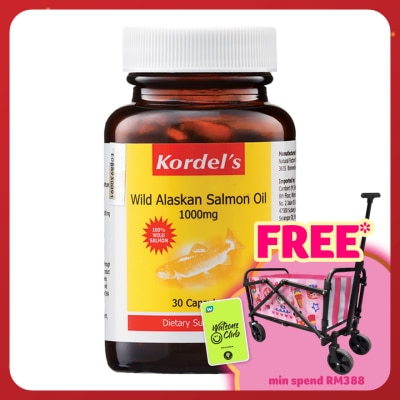 KORDEL'S Wild Alaskan Salmon Oil 30's