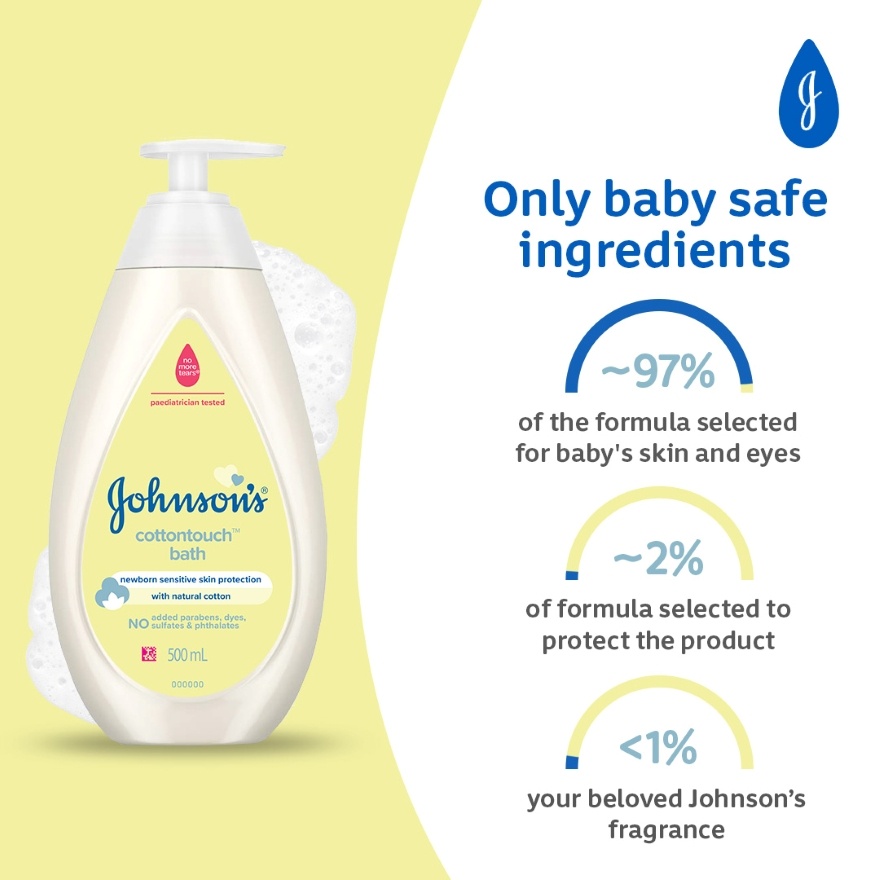 Baby Cotton Touch Top To Toe Bath 200ML (Head To Toe) image