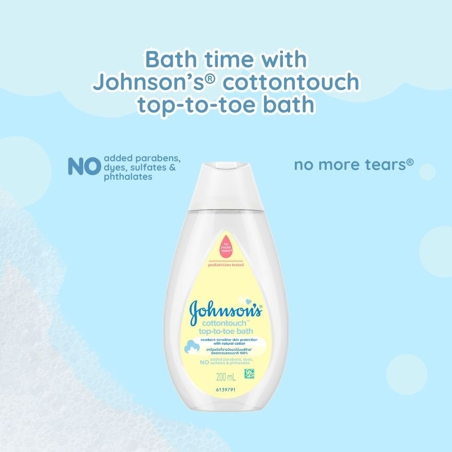 Baby Cotton Touch Top To Toe Bath 200ML