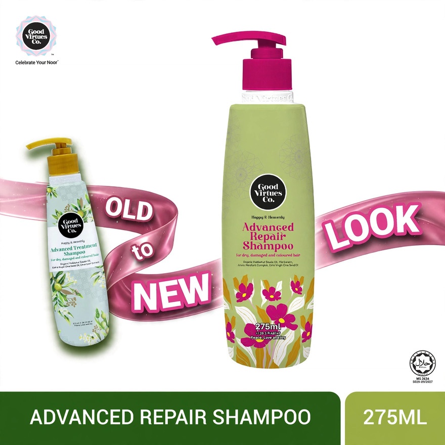 Advanced Repair Shampoo For dry, damaged and coloured hair