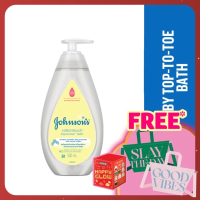 JOHNSON'S Baby Cotton Touch Top To Toe Bath 500ml
