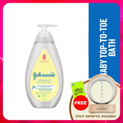JOHNSON'S - Baby Cotton Touch Top To Toe Bath 500ML (Head To Toe)