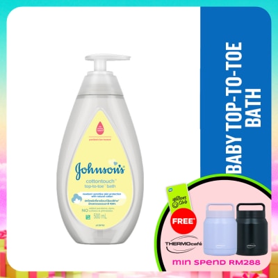 JOHNSON'S - Baby Cotton Touch Top To Toe Bath 500ml