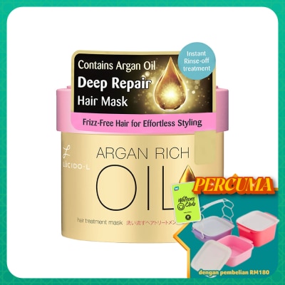 LUCIDO-L - Argan Oil Hair Treatment Mask 220g