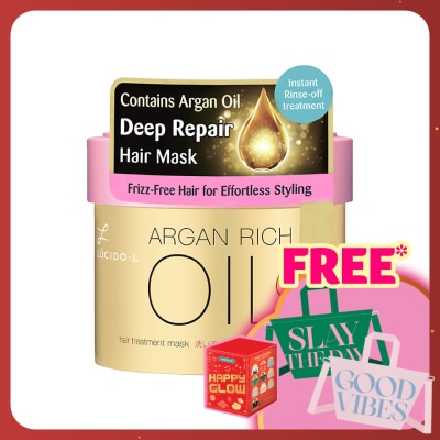 LUCIDO-L Argan Oil Hair Treatment Mask 220g