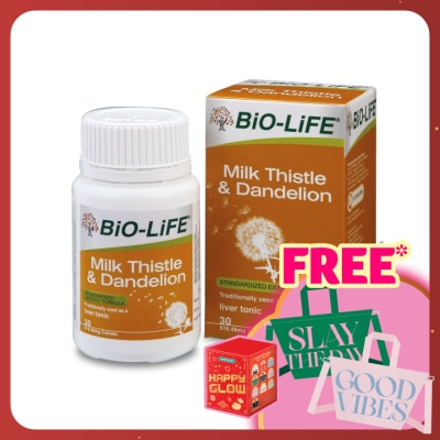 BIO-LIFE Milk Thistle & Dandelion 30's
