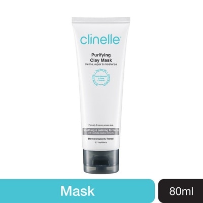 CLINELLE Purifying Clay Mask 80ml (Refine, Repair & Moisturize)