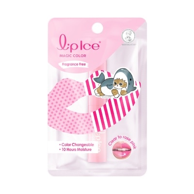 MENTHOLATUM LIPCARE Magic Color Rose Pink Fragrance Free 2g (Mofusand)