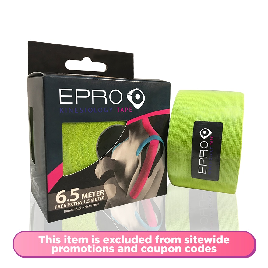Epro Kinesiology Tape 6.5MX5CM Green