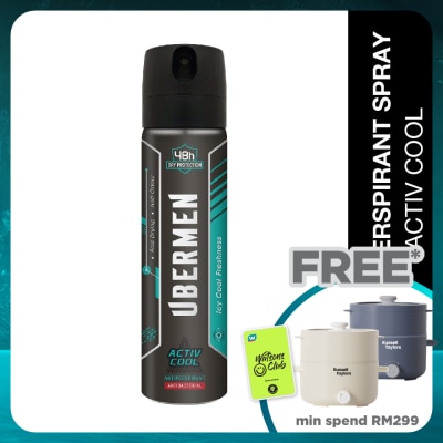 UBERMEN Activ Cool Antiperspirant Spray 150ml