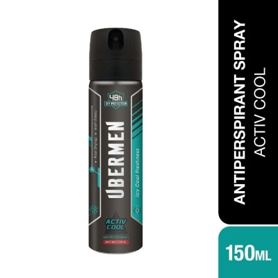 UBERMEN Activ Cool Antiperspirant Spray 150ml