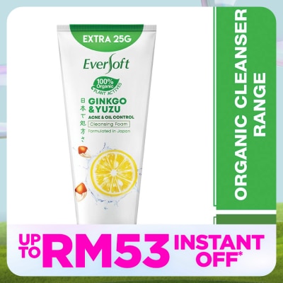EVERSOFT Gingko and Yuzu Facial Cleanser 195G
