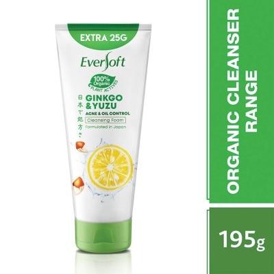 EVERSOFT Gingko and Yuzu Facial Cleanser 195G