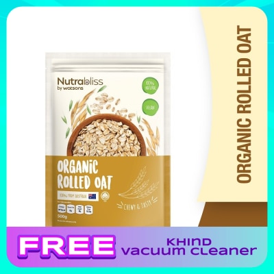 NUTRABLISS BY WATSONS Organic Rolled Oat 500g (100% Natural)