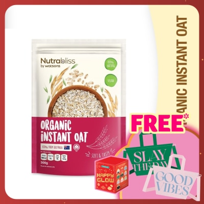 NUTRABLISS BY WATSONS Organic Instant Oat 500g (100% Natural)
