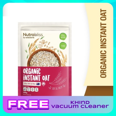 NUTRABLISS BY WATSONS Organic Instant Oat 500g (100% Natural)