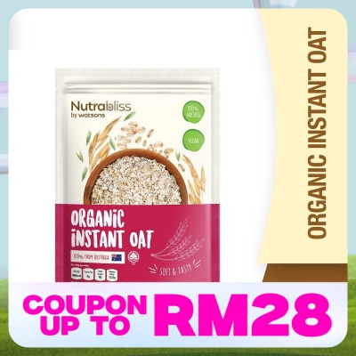 NUTRABLISS BY WATSONS Organic Instant Oat 500g (100% Natural)