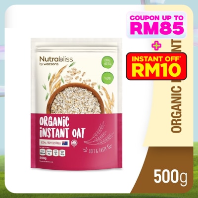 NUTRABLISS BY WATSONS Organic Instant Oat 500g (100% Natural)